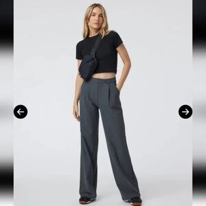 Vuori Elevation Trouser Dark Pewter Heather DreamKnit Move - Size XS